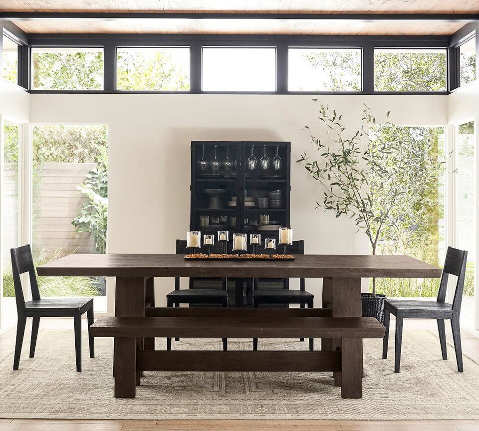 Draper Bronze Multi Pillar Candle Holder Centrepiece Pottery Barn